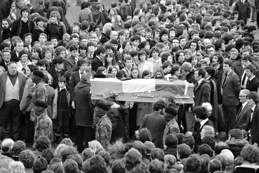 IRA Hunger Strike 1981: Bobby Sands funeral