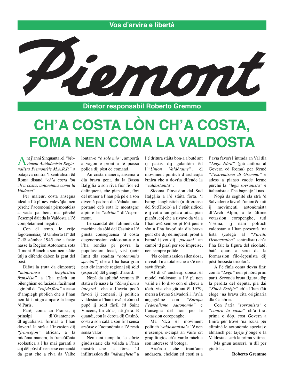 Giornale Piemont 40_20191