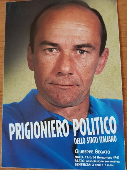 Segato prigioniero politico